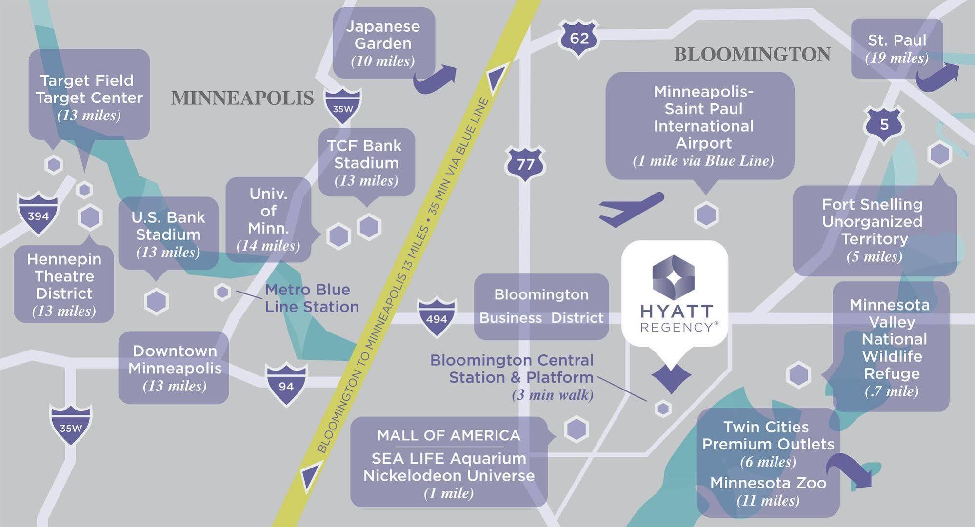 Hyatt Regency Bloomington - Minneapolis Exterior photo